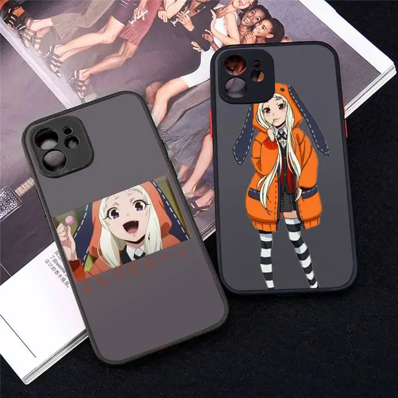 

Runa Yomozuki anime Phone Case Matte Transparent for iPhone 7 8 11 12 s mini pro X XS XR MAX Plus Clear mobile bag Shell Cover