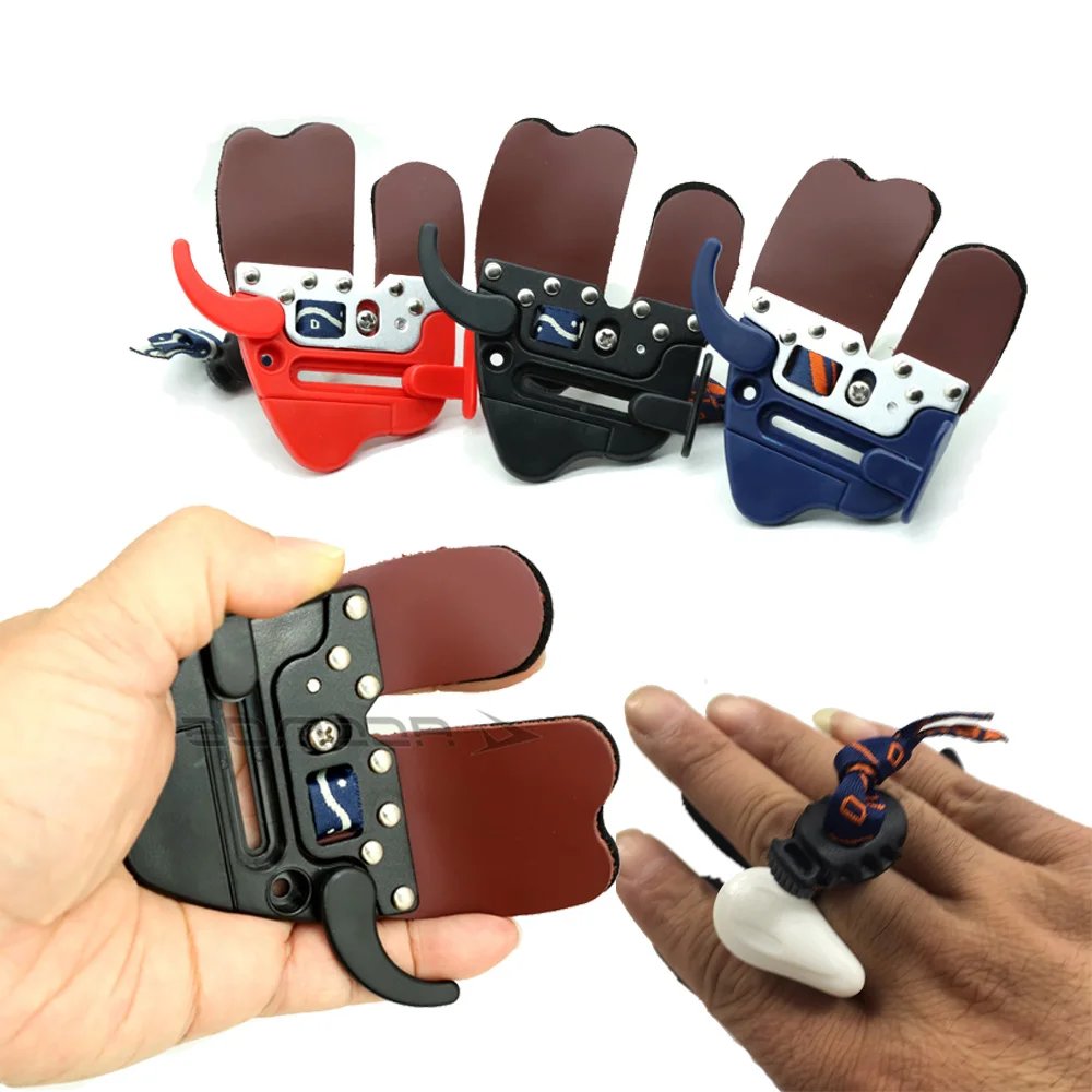 

Hunting Archery Finger Protector Tab For Hunting Left and Right Hand Archery Finger Guard Protection Pad Glove
