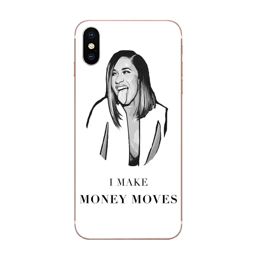 Unny девушка Cardi B шаблон ТПУ для sony Xperia Z Z1 Z2 Z3 Z4 Z5 compact Mini M2 M4 M5 T3 E3 E5 XA XA1 XZ Премиум