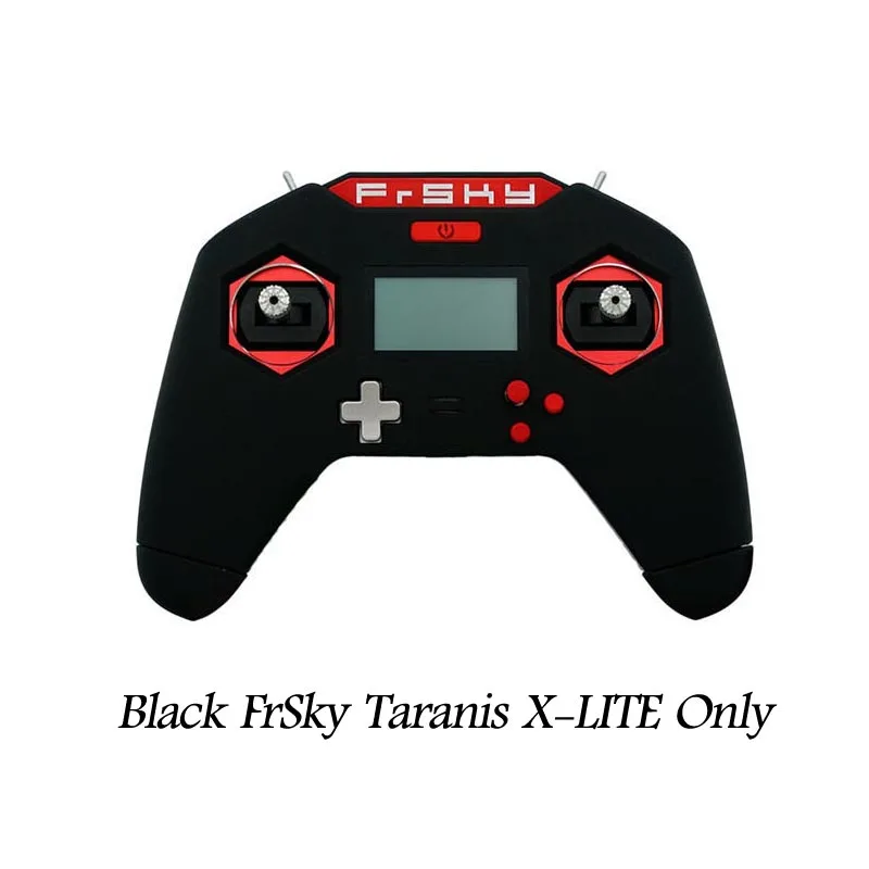 Black Remote Only Пульт дистанционного управления передатчика FrSky Taranis X-LITE/X-Lite Pro 2,4 GHz ACCST 16CH RC с приемником R9 мм, красный, черный, для модели радиоуправляемого дрона - Цвет: Black Remote Only