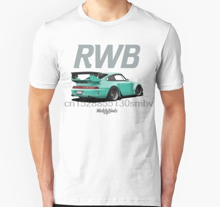 Мужская футболка RWB 993 (Аквамарин) унисекс wo тройники топ | одежда