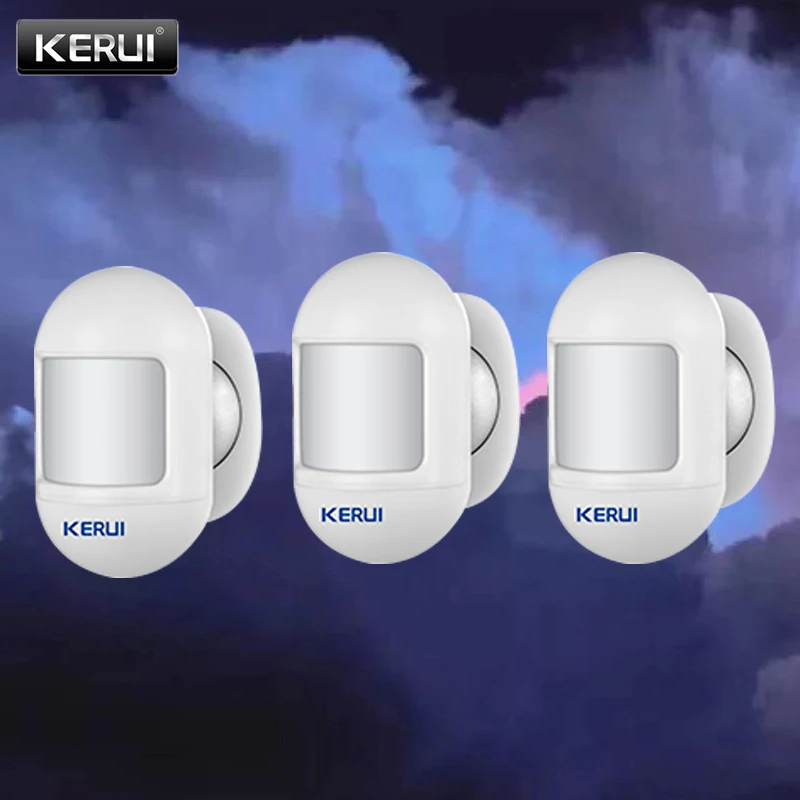 

KERUI 3Pcs Wireless Mini Safety PIR Motion Sensor Alarm Detector With magnetic swivel base Home Alarm System