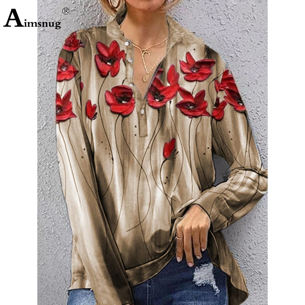 Plus Size 5XL Ladies Vintage Fashion Blouse Lepal Collar Zipper Top Women Pullovers 2022 Spring New Flower Print Shirts Clothing