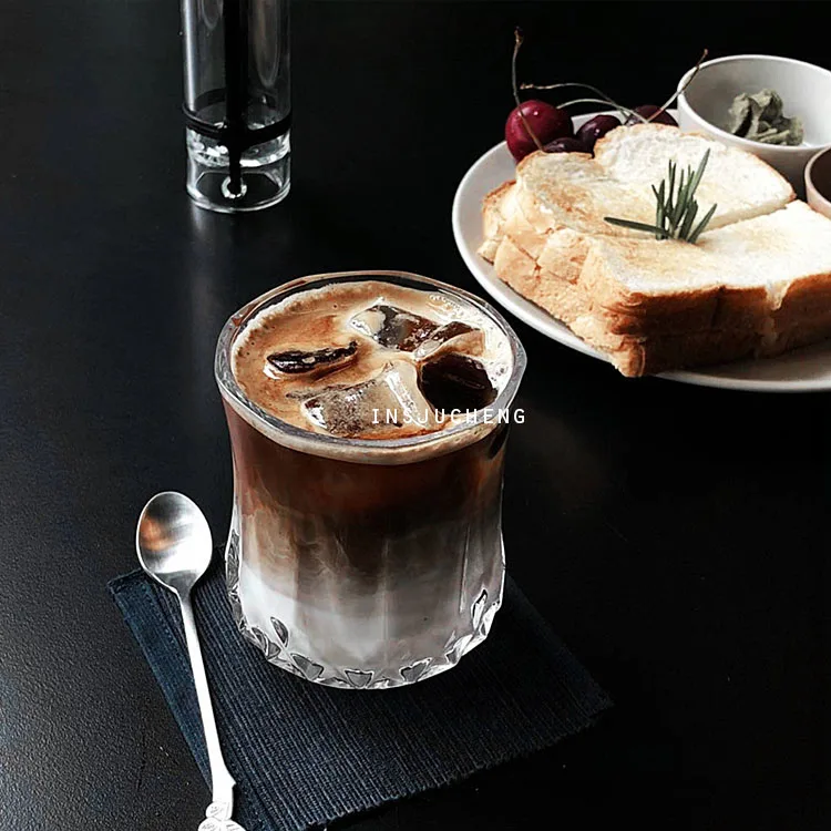 Корейский ретро стиль Круглый Простой винный бокал креативный для кафе