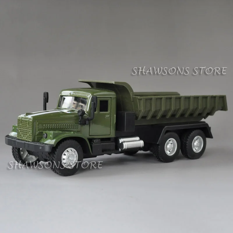 Масштаб 1:43 литый под давлением военный автомобиль модель игрушки Украина KrAZ 256B