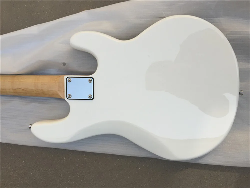 Китайский заводской товар 4-струнная белая сабля бас-гитара бесплатная доставка |