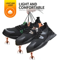 hot work safety shoes summer anti smashing anti puncture gas work shoes construction site safety shoes mens shoes wholesale