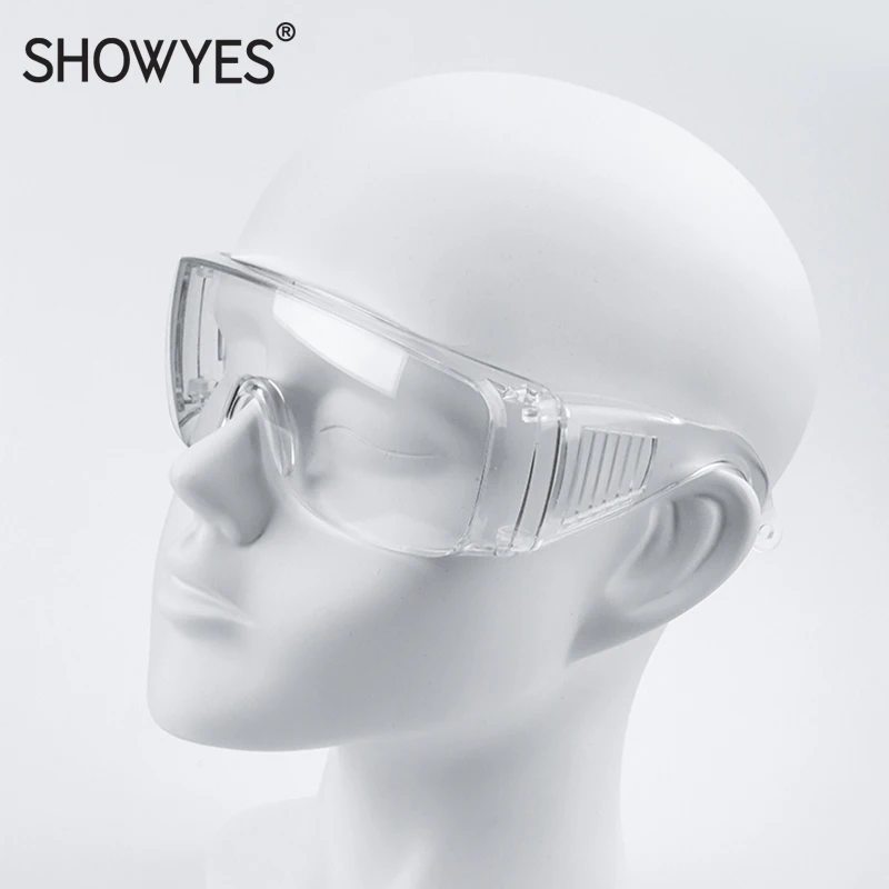 Защитные очки PC для мужчин и женщин анти пыленепроницаемые ударопрочные против
