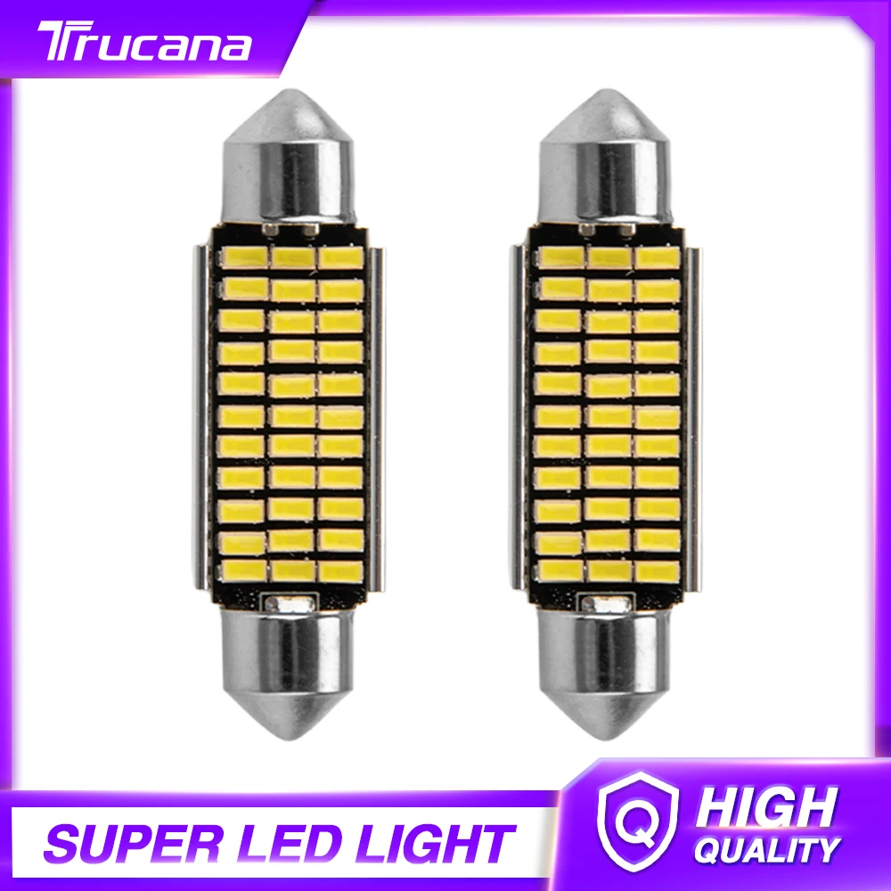 

2 шт., автомобисветильник светодиодные лампы CANBUS C5W 12 в 41 мм 33SMD 3014