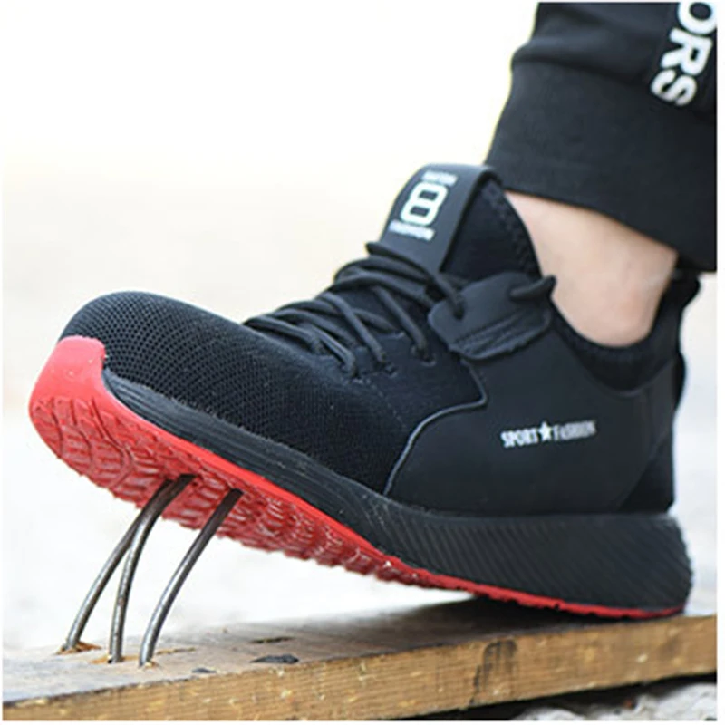 Ультра-светильник Мужская модная защитная обувь увеличивающие рост