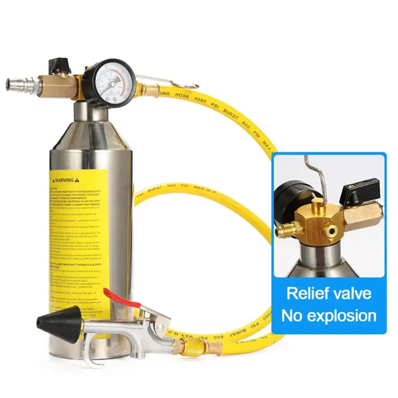 

Car Air Conditioning Pipe Cleaning Machine Pipeline Washer Bottle Refrigeration System Maintenance Combination Power Tool