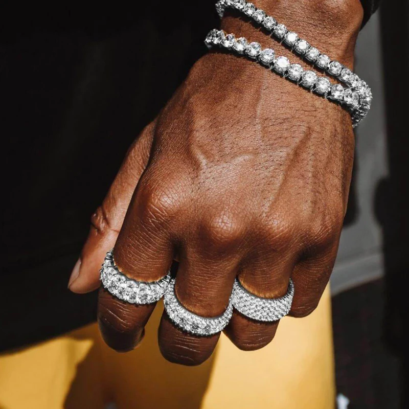 Цепочка Из фианита класса ААА для мужчин и женщин Ювелирное Украшение со