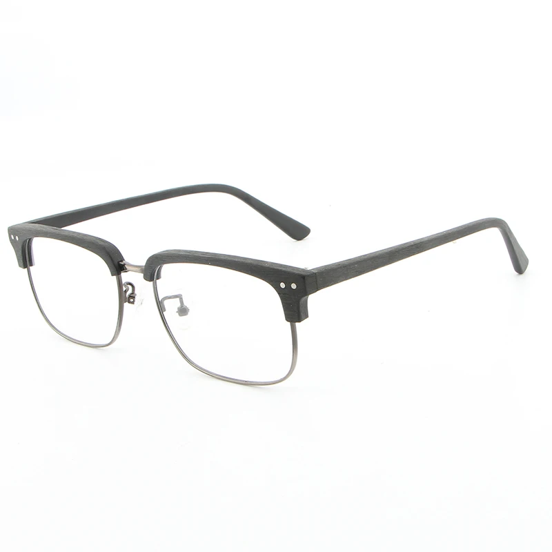 

Мужские очки Simvey Wood Nerd, Ретро стиль, ручная работа, очки по рецепту, полуоправа, дизайнерские оптические оправы, очки Optik для женщин