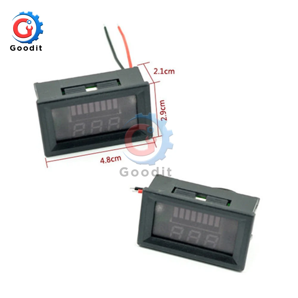 Индикатор уровня заряда свинцово кислотных аккумуляторов 12 В цифровой тестер