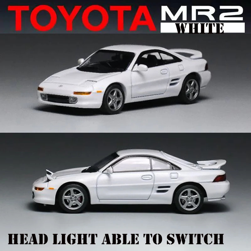 Peako & Micro Turbo 1:64 модель автомобиля Toyota MR2 SW20 литой под давлением коллекционный металлический автомобиль-белый