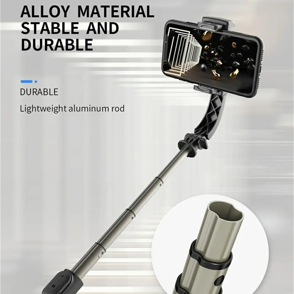 

Q08 Stabilizer Selfie Stick Handheld Gimbal Stabilizer Mobile Selfie Stick Automatic Lock For Vertical And Horizontal Shooting