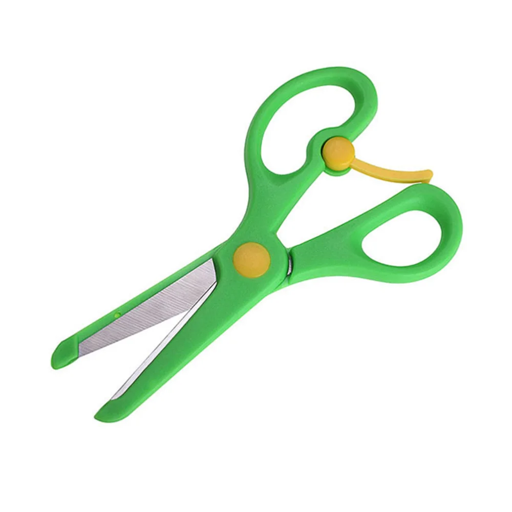 

3Pcs Round Head Hand Scissor with Package Edge DIY Small Size Mixed Color