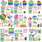 Игрушка-фиджет Kawaii, упаковка игрушек струн, мраморный рельефный подарочный набор для детей