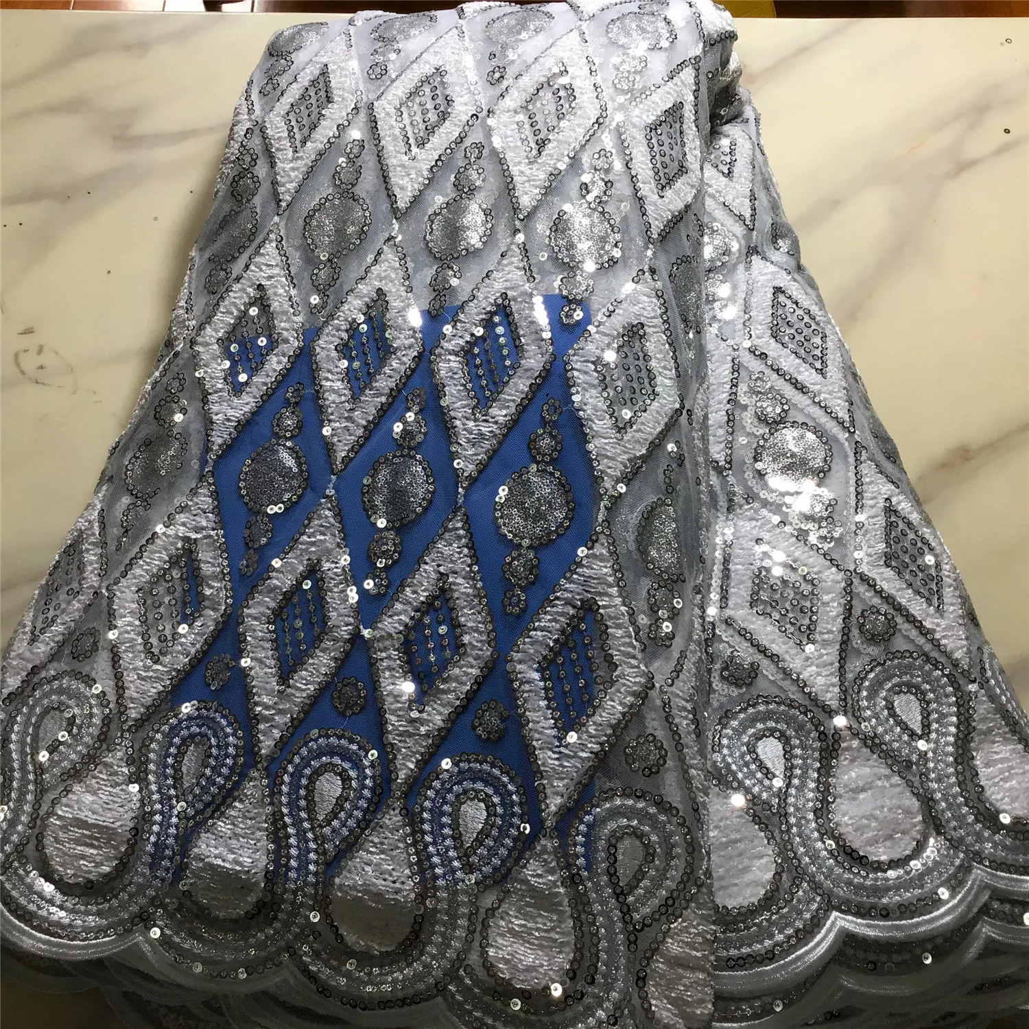 Высококачественная вышитая африканская гипюровая кружевная ткань дешевая