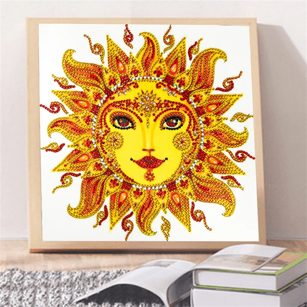 

DIY 5D Special Shape Diamond Sun Goddess Diamond Painting for Room Decor