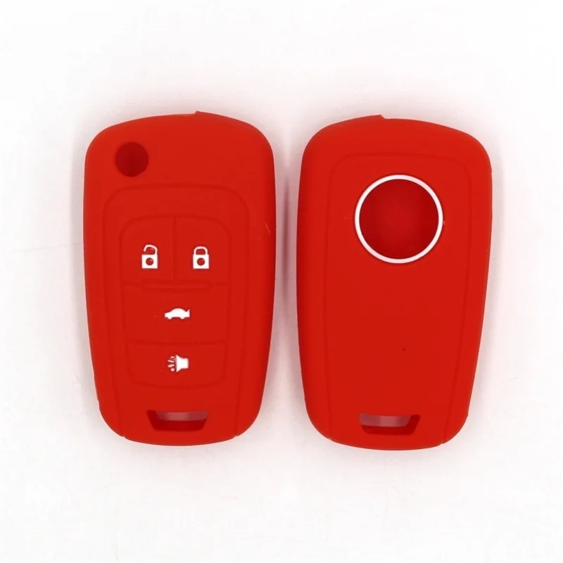 Auto Silicone Key Cover Case for Chevrolet For Buick Cruze Aveo Trax Opel Astra Corsa Meriva Zafira Antara J Protection | Автомобили и