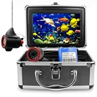 Эхолот-рыболокатор Erchang DV3524E, подводная камера для рыбалки, двойная лампа, 24 светодиода, 7 дюймов, 15 м, 30 м, ночное видение 92 градуса, для морскойподледной рыбалки
