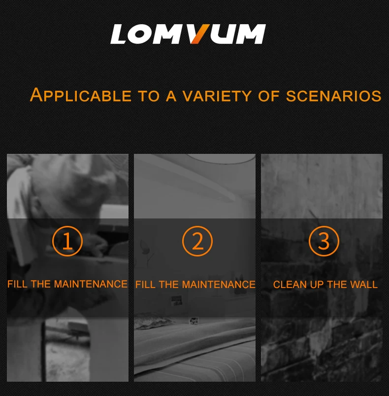 LOMVUM Нержавеющая сталь сильная прочность не ржавеет и не Шпатлёвки Ножи утолщение смартфона blade сильная прочность 1/2/3/4/5/6 дюймов Размеры Ножи набор