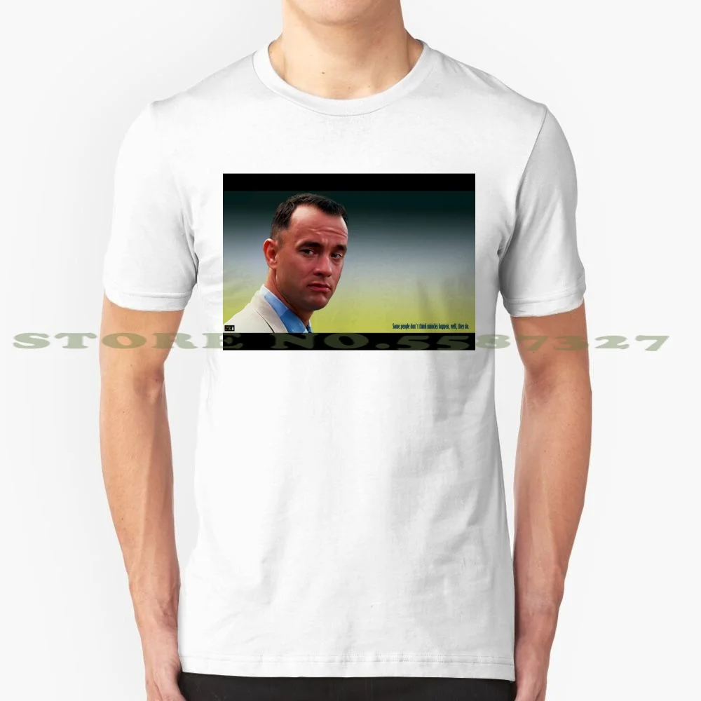 

Forrest Gump Black White Tshirt For Men Women Movie 80S Vintage Frame Forrest Gump Forrest Gump Tom Hanks Tom Hanks Robert