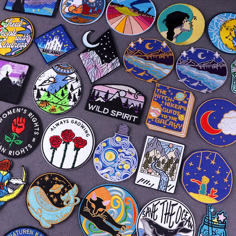 Патчи с вышивкой Приключения на открытом воздухе | Дом и сад