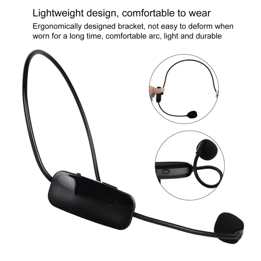 

Mini Portable Microphone 2.4G Wireless Rechargeable Voice Amplifier for Classroom for Teaching