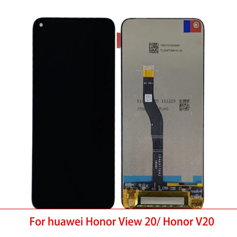 AAA Quality LCD for Huawei Honor View 20/Honor V20 Display Screen Touch Digitizer Assembly 10 Repair Parts | Мобильные телефоны и