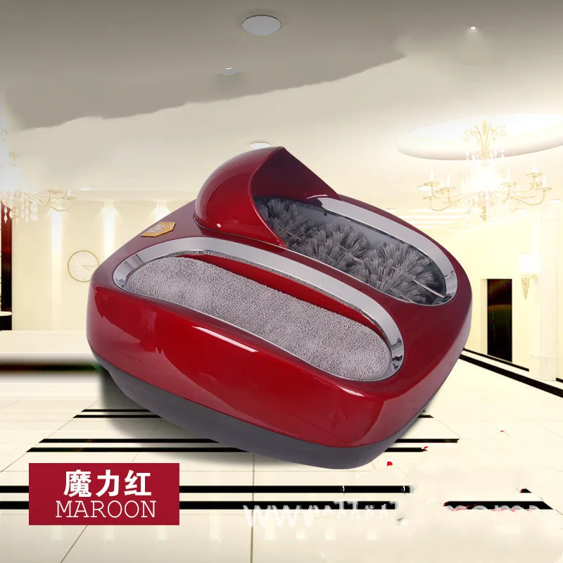 Умный дом подошвы Чистящая машина бытовой обувной машины Автоматическая подошва стиральная машина автоматическая подошва Чистый инструмент - Цвет: Red