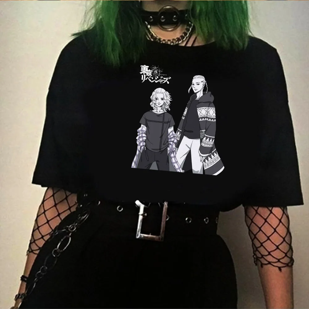 

2021 модная летняя мужская футболка с коротким рукавом из аниме «Токио мстители»