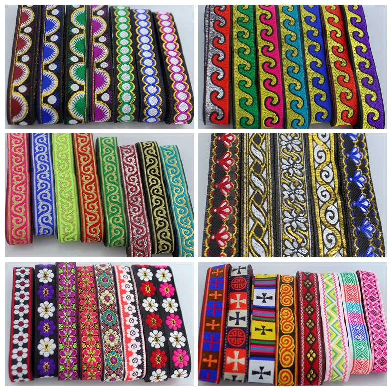 5 ярдов/партия Этническая Вышивка | Дом и сад
