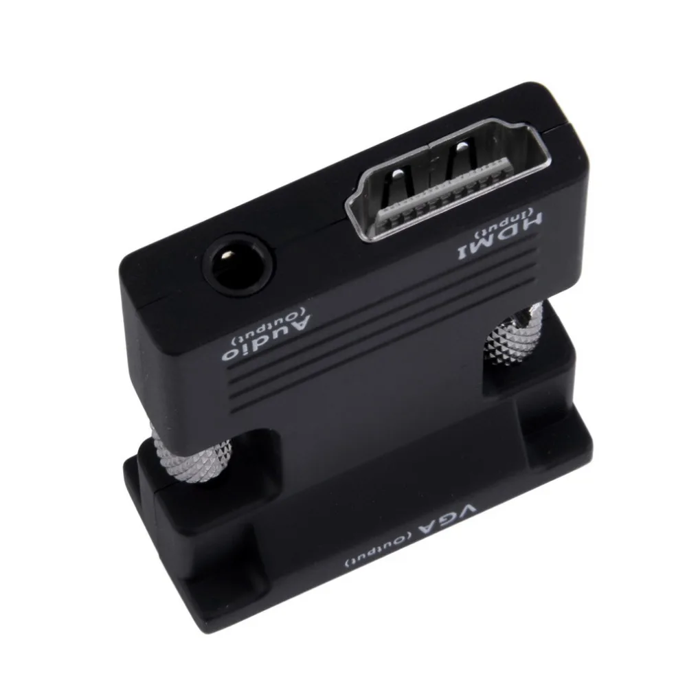 HDMI Женский к VGA штепсельный преобразователь адаптер Поддержка 1080 P сигнала выход