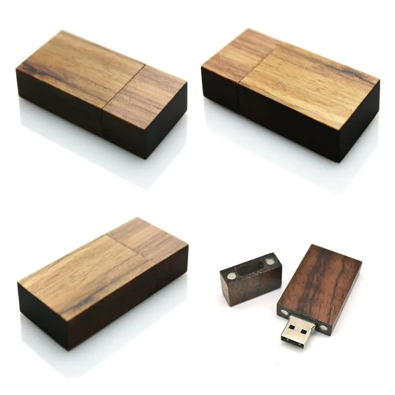

Custom LOGO Wooden Square Block USB 2.0 Memory Flash Pendrive 2GB 4GB 8GB 128GB