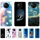 Чехол для Xiaomi Poco X3 Pro, Силиконовый прочный роскошный чехол, 6,67 дюйма, нескользящий мягкий бампер из ТПУ, противоударный ультратонкий персональный