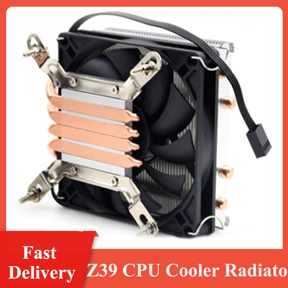 

Z39 CPU Cooler Radiator 39mm Height 4 Pin Temperature Control Computer Case Cooling Fan for Intel 115X 775 AMD AM4//AM3+/AM3/2