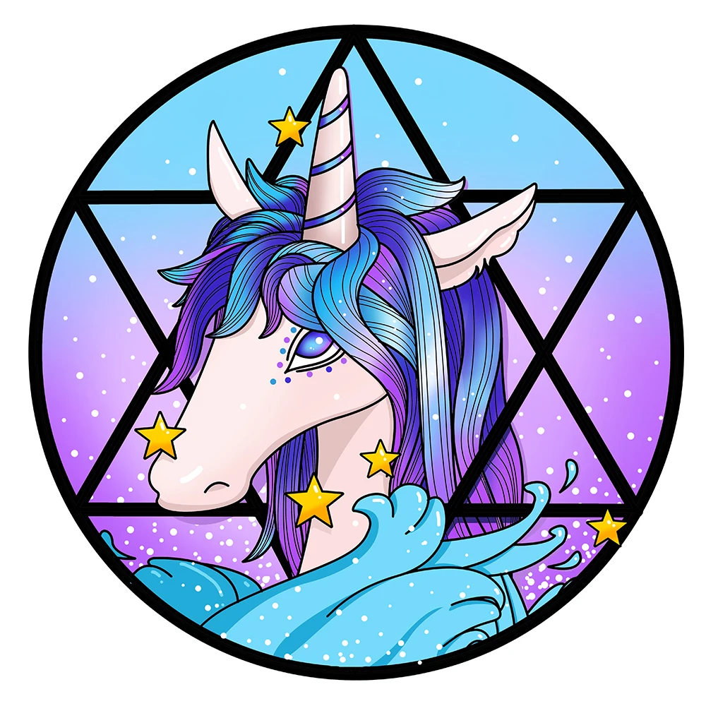 Наклейки на бампер автомобиля с единорогом слоном жирафом и наклейками для