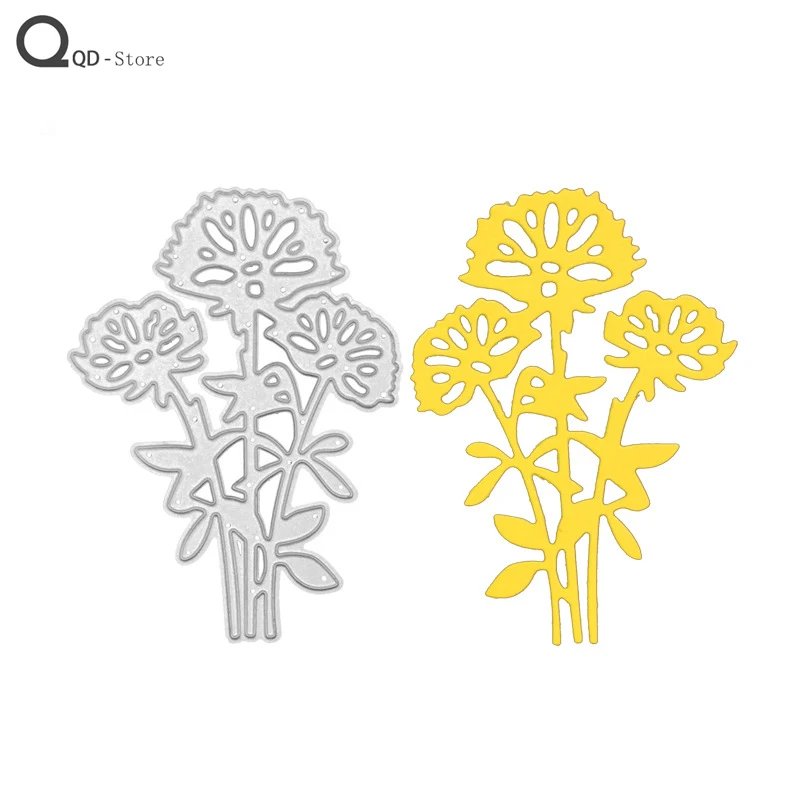 

Scrapbook Metal Cutting Dies Children's Puzzle Dandelion Handmade Tools DIY Card Make Mould Model Craft Decoration New 2021