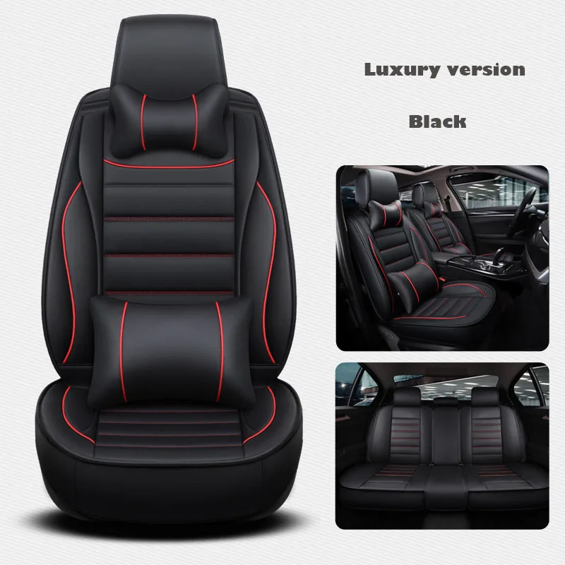 Новинка 2018 чехлы из искусственной кожи для автомобильных сидений Hyundai solaris ix35 i30