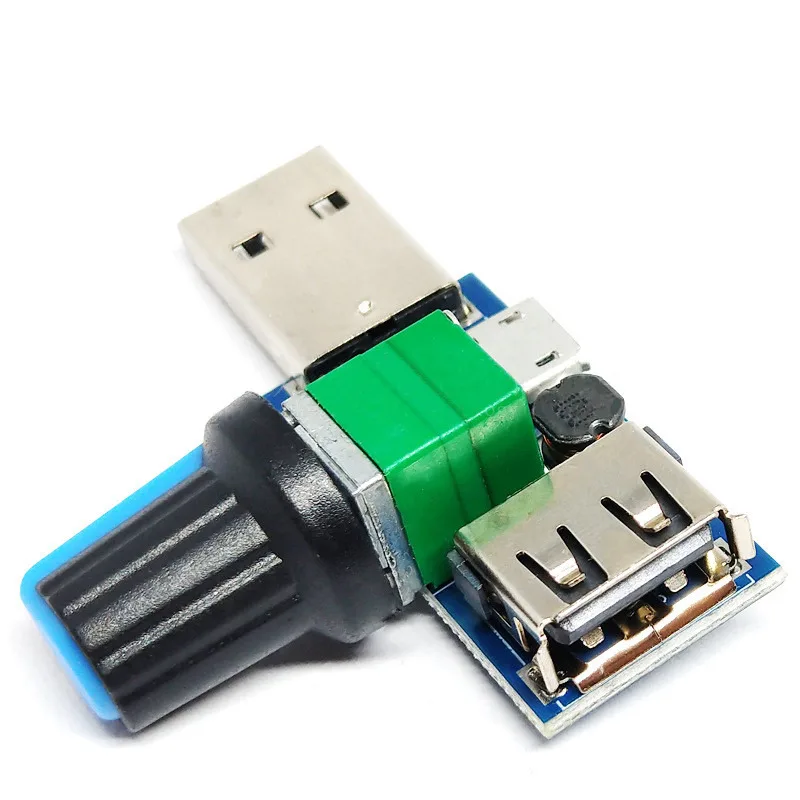 

DC 5V Micro USB Fan Governor Wind Speed Controller Air Volume Regulator Cooling Mute Multifunction Noise Reduction Switch Module