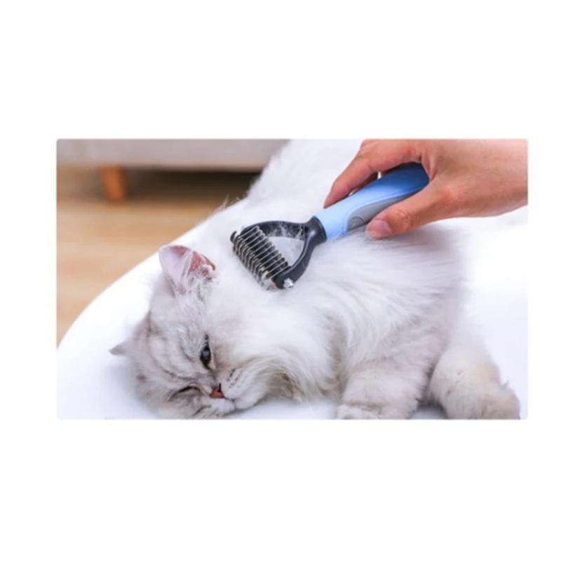 

Dog Cat Brush Undercoat Rake Comb Dematting Tool Professional Pet Grooming