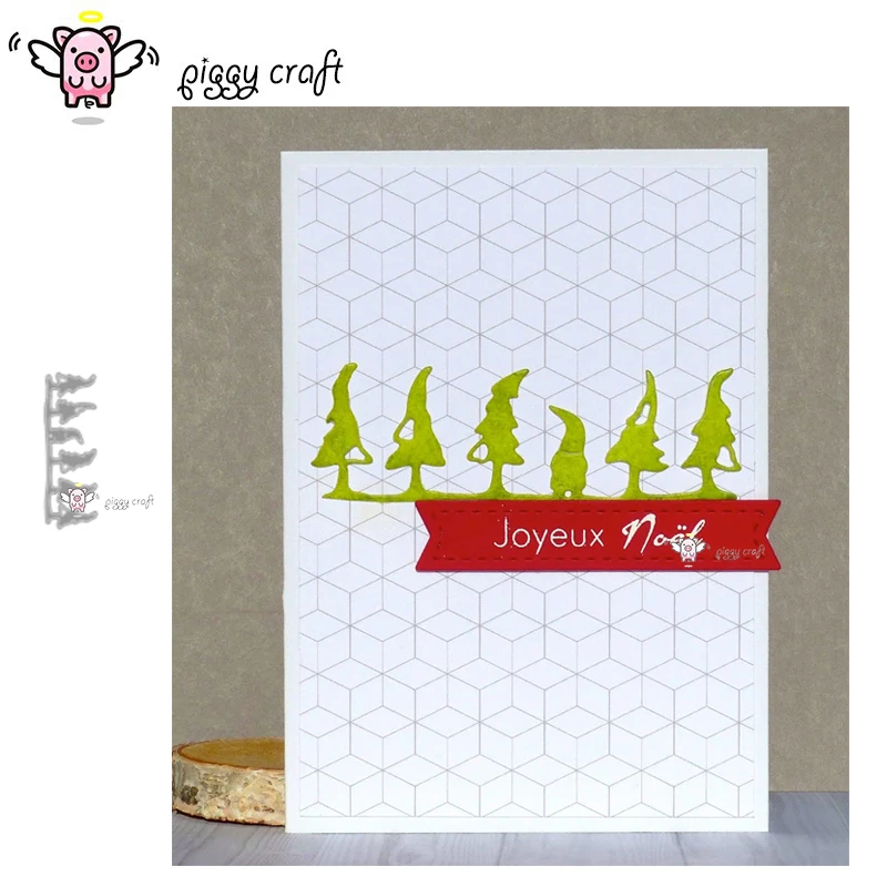 

Металлические режущие штампы свинья, для рукоделия, штампованные формы, карликовая Рождественская елка, скрапбукинг, ремесло, нож, лезвие, ш...