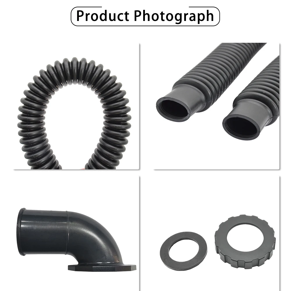 Diving Round Corrugated Hose Jacket BCD Sidemount Rubber Inflator Pipe For Buoyancy Control Device 14/16/19 Inch | Спорт и