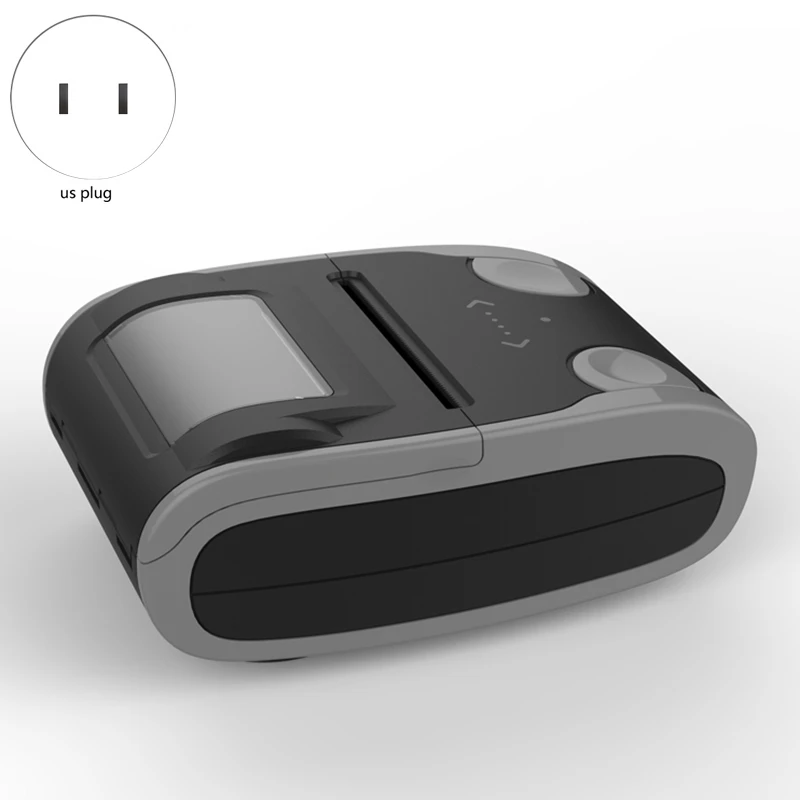 Чековый принтер 58 мм Bluetooth термальный 1400 MAh qr-код для Android | Компьютеры и офис