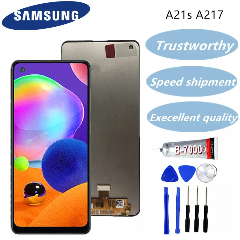 

Samsung Galaxy A21s Lcd Display Touch Screen Digitizer For Samsung A217 A217F Lcds