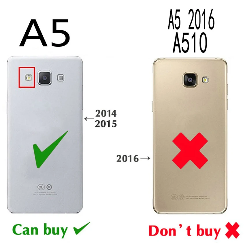 Кожаный чехол-книжка с окошком для Samsung Galaxy A3 A5 A7 цвета в ассортименте | Мобильные