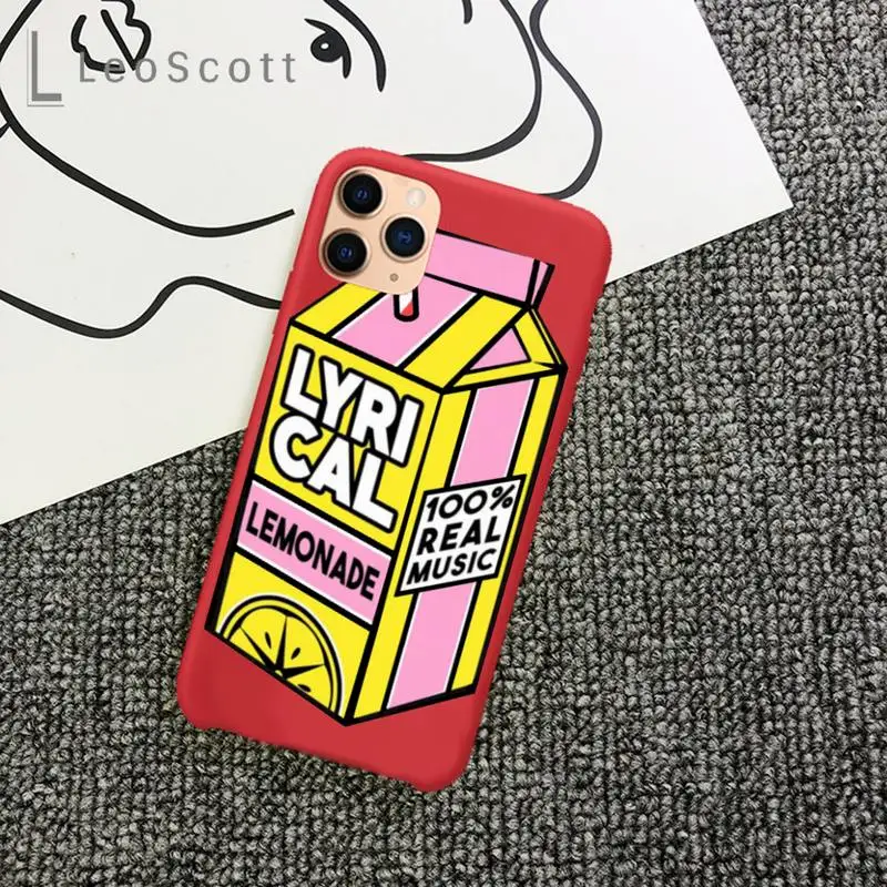 

Aliens Drink Lyrical Lemonade Phone Case Candy Color for iPhone 11 12 mini pro XS MAX 8 7 6 6S Plus X 5S SE 2020 XR