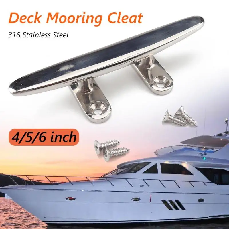 

4/5/6 дюймов 316 нержавеющая сталь швартовка Удобная практичная Удобная пользовательская дизайнерская зеркальная отделка для морской лодки я...